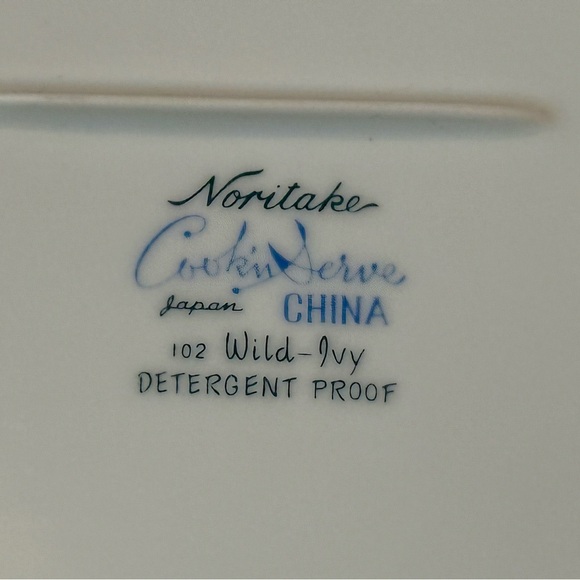 Vintage Noritake Cook’n Serve Oval Bowl | Wild Ivy 102 Collection | Rare Find - Picture 13 of 16